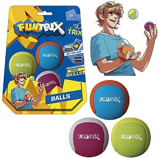 Funtrixx Jongleerballen 3stuks 6+