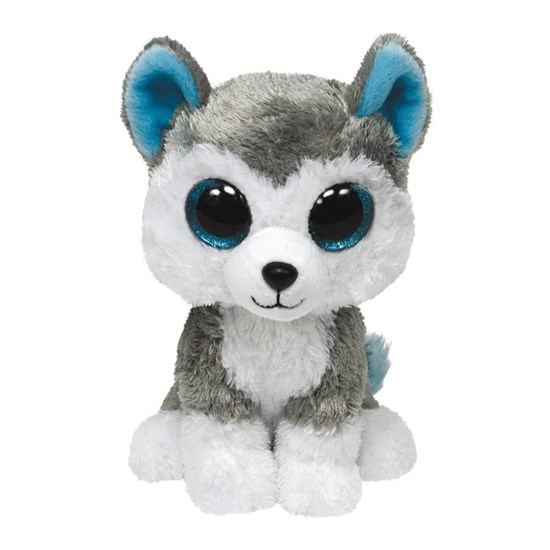 Ty Beanie Buddy Slush Husky Grijs/Wit 24cm