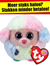 Ty Beanie Mini Puffies Rainbow de Poedel circa 10cm