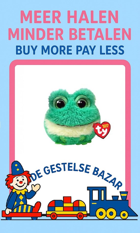 Ty Teeny Puffies Gilly Frog de Kikker 10cm 