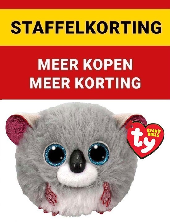Ty Teeny mini Puffies Katty de Koala Grijs circa 10cm 