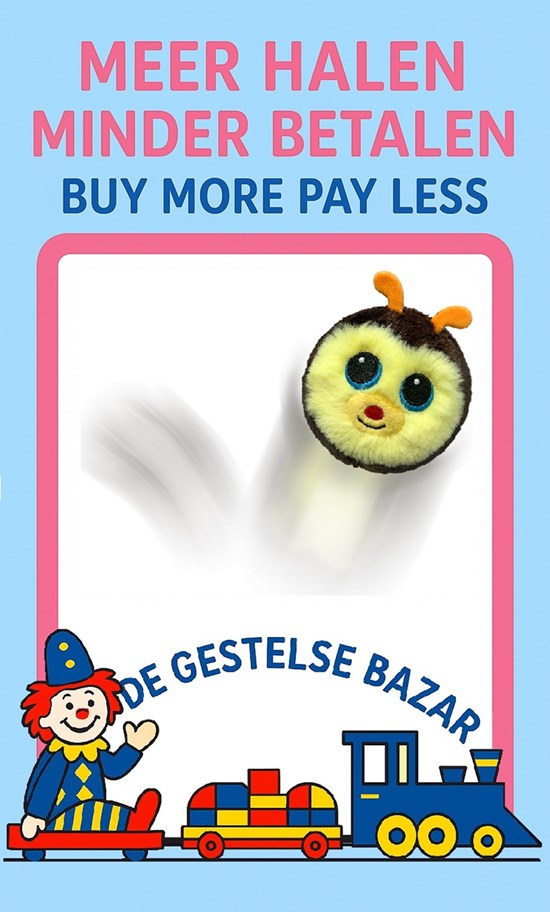 Ty Beanie Bouncers Buzy Bee de Bij geel 3+