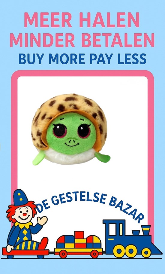 Ty Beanie Bouncers Cruiser Turtle de Schildpad groen 3+
