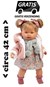 Llorens Soft Body Pop Alexandra Blond Haar met Geluid circa 42cm