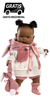 Llorens Donkere Babypop Nicole met Geluid en Knuffel 42 cm 