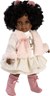 Llorens pop Zuri Donker met Donkere Krullen 35cm 