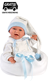 Llorens pop MIMO SONRISAS CAPAZO CIGÜEÑA AZUL 42 cm  