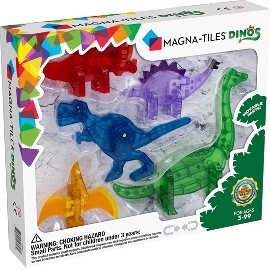 Magna Tiles® Dinosaurus Dieren 5 stuks 3+