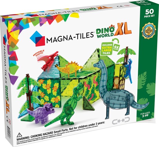 Magna-Tiles® Dino World XL 50dlg 3+ 