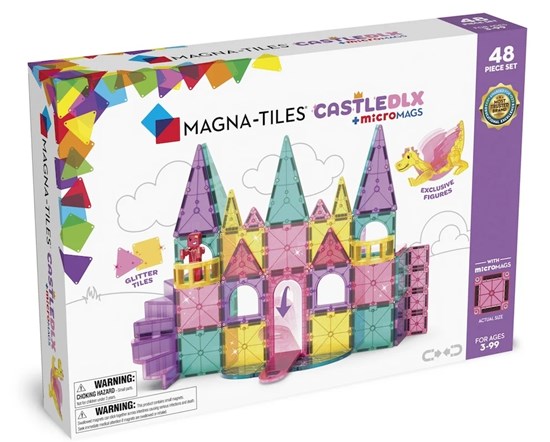 Magna-Tiles® CastleDLX + microMAGS 48dlg 3+ 