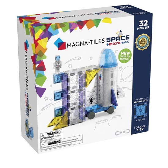 Magna-Tiles® Space & microMAGS 32dlg 3+ 