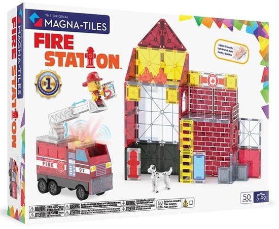 Magna Tiles® Fire Station Brandweer Kazerne 50dlg 3+ 