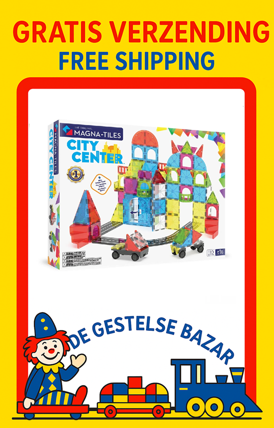 Magna-Tiles® City Center set 110dlg 3+ 