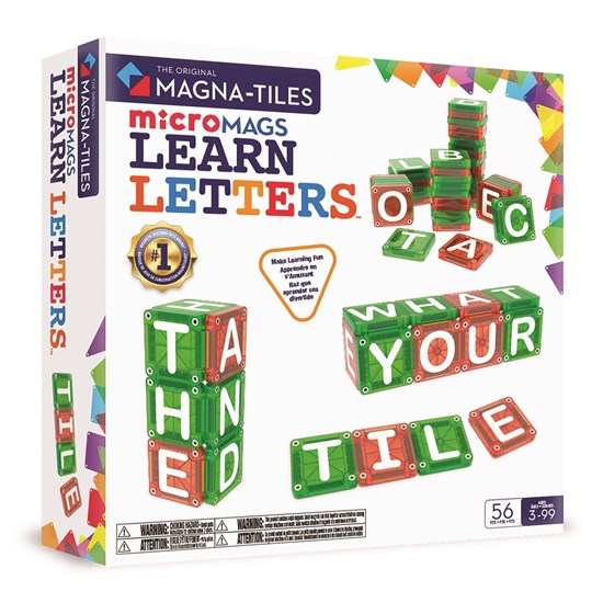 Magna Tiles® microMAGS Learn Letters 56stuks 3+ 