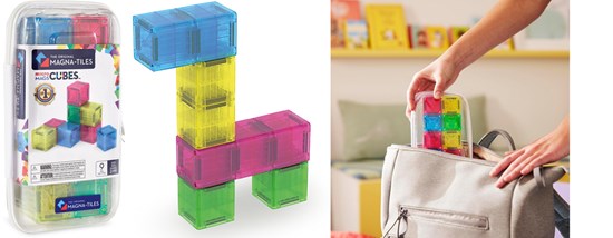 Magna-Tiles® microMAGS Cubes in Tasje 3+ 