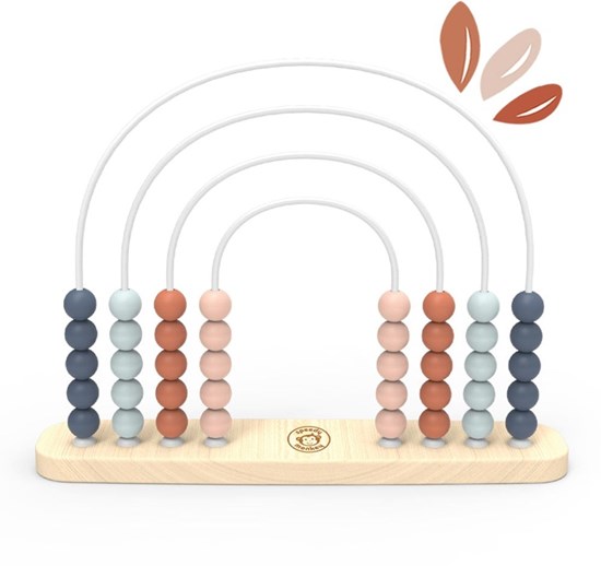 Speedy Monkey Abacus Regenboog Telraam circa 32x24x5cm 