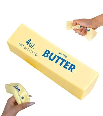 Squishy Butter Salted Boter Boterkleur Slow Rice circa 13cm 3+