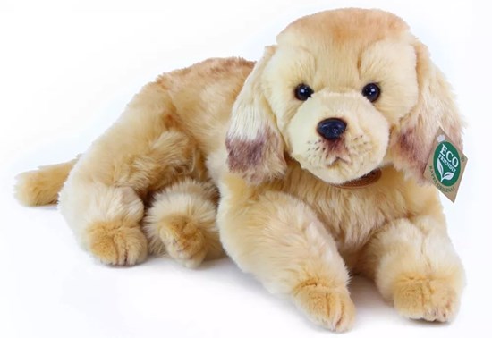 Rappa Eco Friendly Golden Rertriever Liggend Beige 32cm 0mnd+
