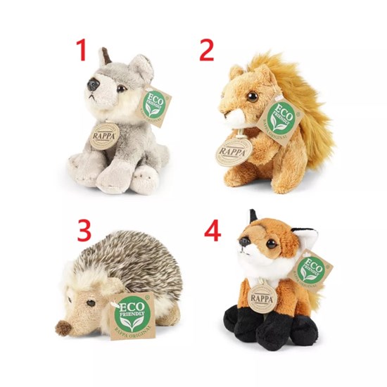 Rappa Eco Friendly Bosdier assorti circa 15cm 0mnd+