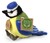 Rappa Eco Friendly Koolmees Blauw/Geel 12cm 0mnd+