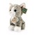 Rappa Eco Friendly Zittende Kat Grijs/Wit 18cm 0mnd+