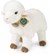 Rappa Eco Friendly Lammetje Wit Staand 27cm 0mnd+