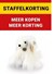 Rappa Pluche Chinese Labutenka Hond Wit/Beige circa 30cm ECO Friendly 0mnd+ 