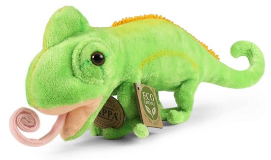 rappa Pluche Kameleon Groen circa 30cm 