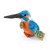 Rappa Eco Friendly Ijsvogel Blauw/Oranje 12cm 0mnd+