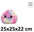 Take Me Home Kawaii Dumpling Rainbow Pluche circa 25x25x22cm