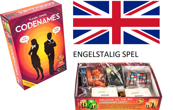 ENGELSTALIGE Codenames Spel 10+ 