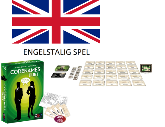 ENGELSTALIGE Codenames Duet Spel 10+ 