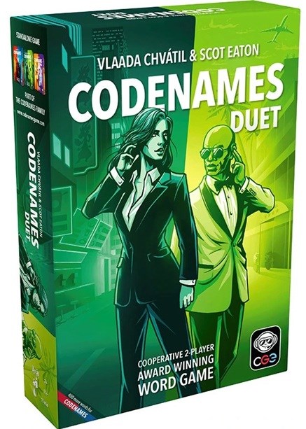 White Goblin Games Codenames DUET ENGELSTALIG 11+ 