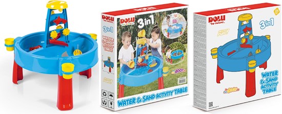dolu Zand en Water Speeltafel 3in1 MEGA FUN 2+ 