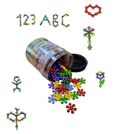 Molecule Educatief Bouwset Colors 5 Kleuren circa 150dlg 3+ 