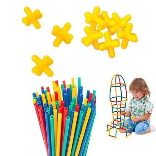 Brothers Super Bamboe Bouw- & Constructie Stokjes – ca. 300 stuks in koker (3+)