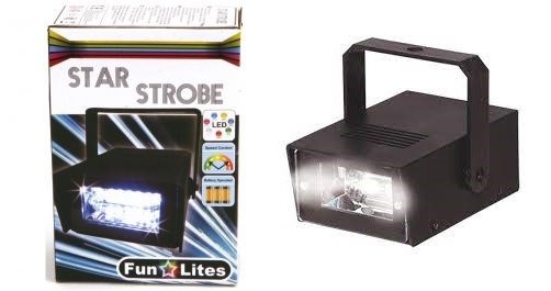 Fun Lites Star Strobe Strobolight LED B/O ( 3xAA) 