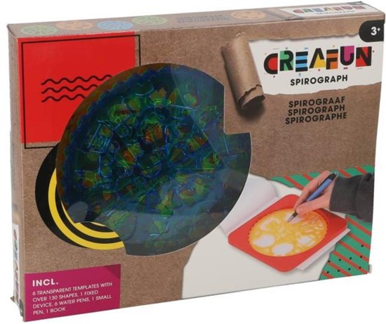 CreaFun Spirograph set 15dlg 3+ 