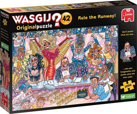 jumbo Wasgij Original 42 Rule the Runway ! Glitter en Schitter 1000stukjes 