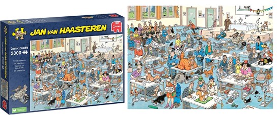 Jan van Haasteren de Kattenshow puzzel 2000stukjes  