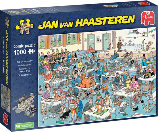 Jan van Haasteren de Kattenshow puzzel 1000stukjes 