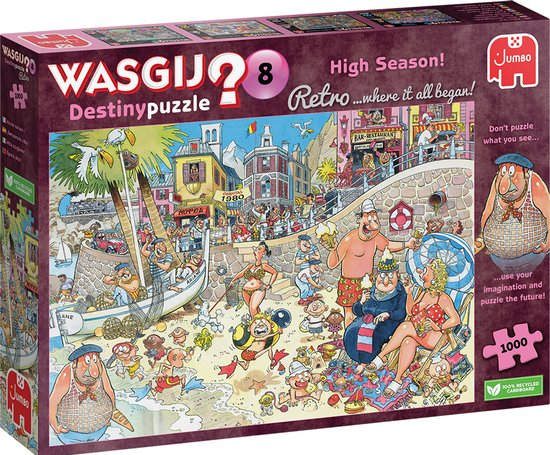 jumbo Wasgij 8 Destiny puzzel High Season ! 1000stukjes