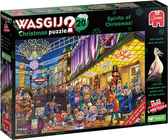 jumbo Wasgij Christmas 20 de Geesten van Kerstmis 2x1000stukjes