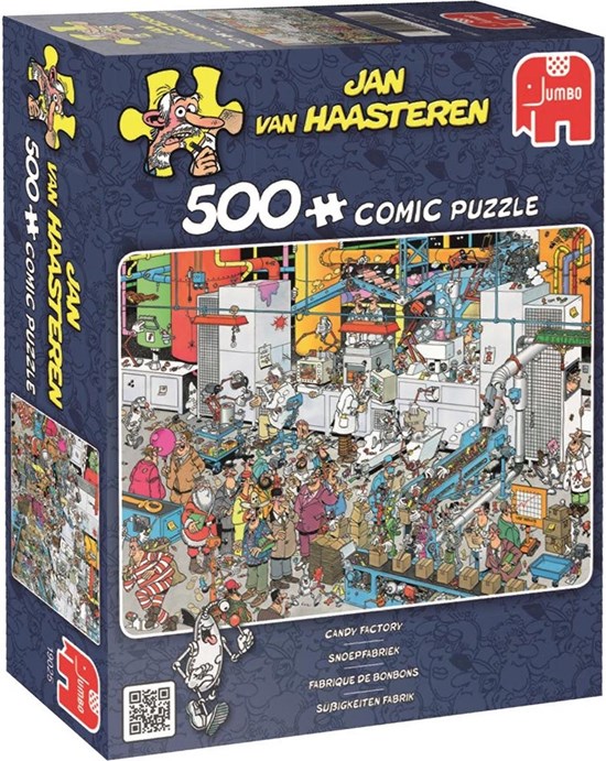 Jan van Haasteren de Snoepjes Fabriek puzzel 500stukjes 