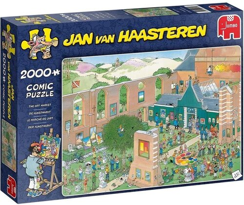 Jan van Haasteren de KUNSTMARKT 2000 stukjes