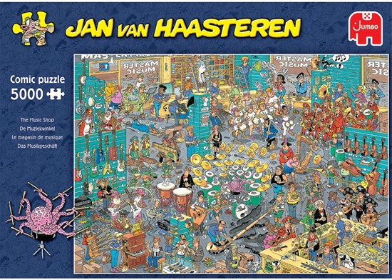 Jan van Haasteren de Muziekwinkel puzzel 5000stukjes