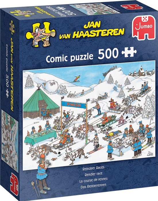 Jan van Haasteren Rendier Race puzzel 500stukjes