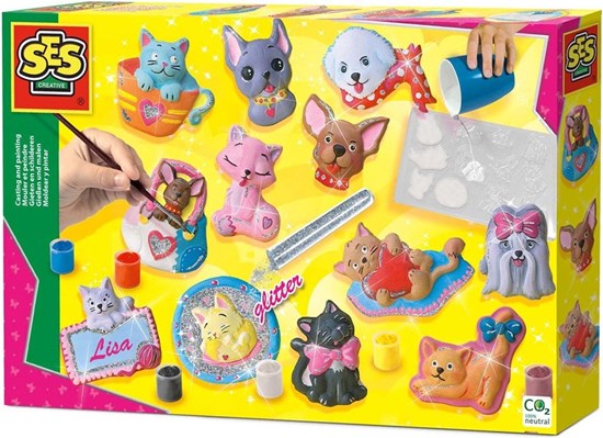 01154 ses Honden en Katten Gips Gieten & Verven 5+ 