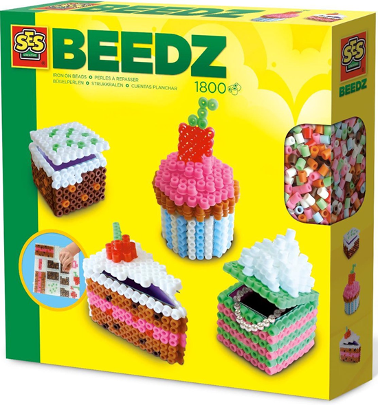 ses Beedz Cupcakes Strijkkralen set 1800stuks 5+