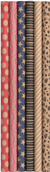 DESIGN KRAFT INPAK PAPIER 200x70 cm assorti